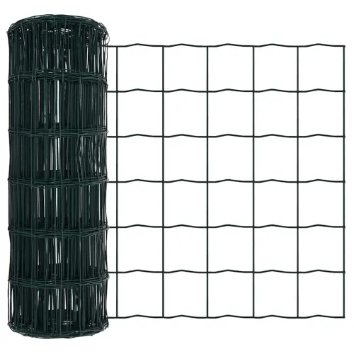 Euro ograda 0,4 x 25 m Željezo prekriveno PVC-om Zelena - Zelena 25 x 0,4 m 100 x 100 mm Cijena