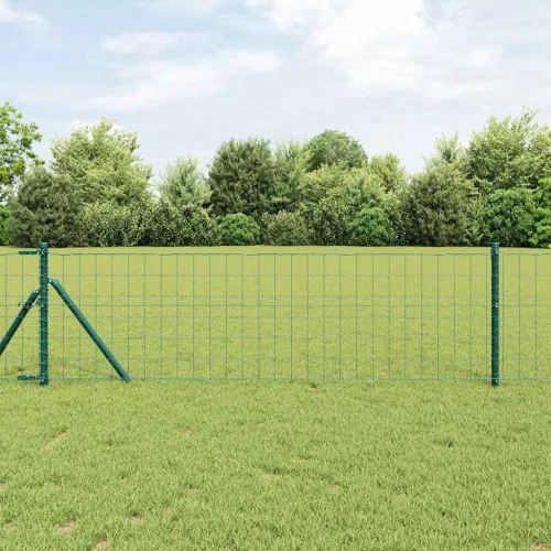 Euro ograda 0,4 x 50 m Željezo prekriveno PVC-om Zelena - Zelena 50 x 0,4 m 75 x 100 mm Cijena