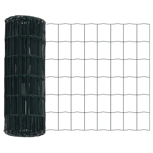 Euro ograda 0,4 x 50 m Željezo prekriveno PVC-om Zelena - Zelena 50 x 0,4 m 75 x 100 mm Cijena