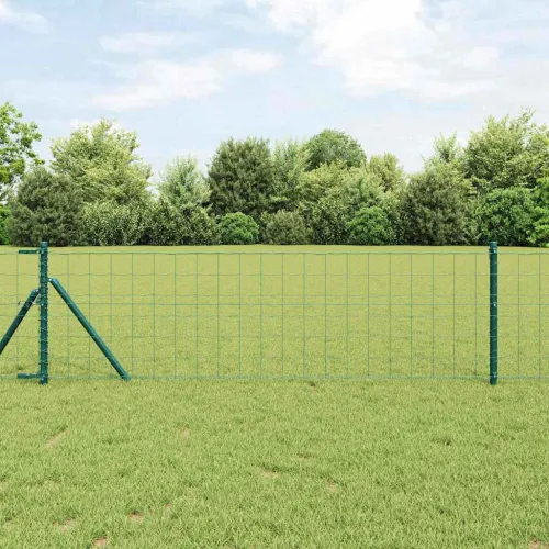 Euro ograda 0,4 x 50 m Željezo prekriveno PVC-om Zelena - Zelena 50 x 0,4 m 100 x 100 mm Cijena