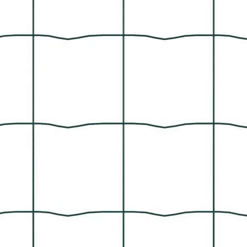 Euro ograda 0,4 x 50 m Željezo prekriveno PVC-om Zelena - Zelena 50 x 0,4 m 100 x 100 mm Cijena