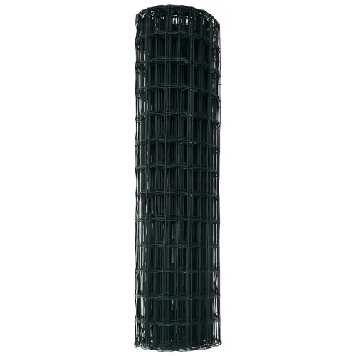 Euro ograda 1,4 x 10 m Željezo prekriveno PVC-om Zelena - Zelena 10 x 1,4 m 77 x 64 mm Cijena