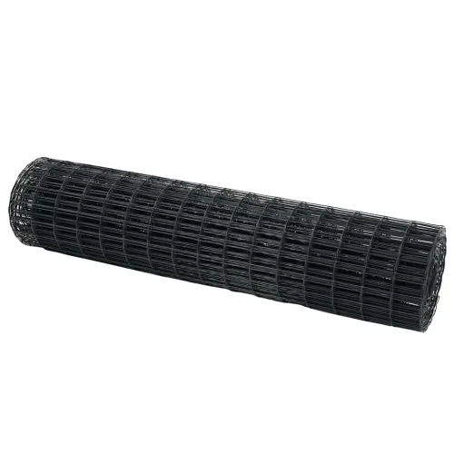 Euro ograda 1 x 10 m Željezo prekriveno PVC-om Siva - Siva 10 x 1 m 50 x 75 mm Cijena