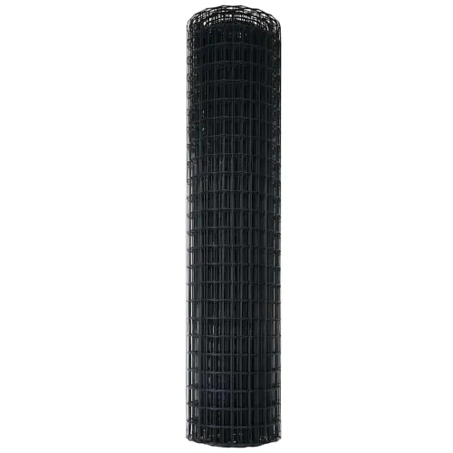 Euro ograda 1,2 x 10 m Željezo prekriveno PVC-om Siva - Siva 10 x 1,2 m 50 x 75 mm Cijena