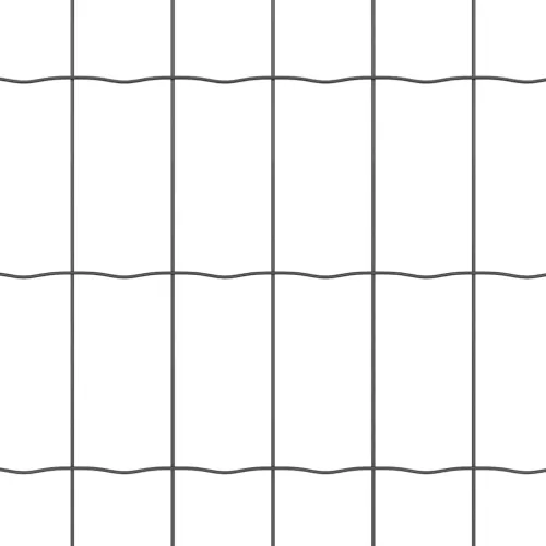 Euro ograda 0,8 x 25 m Željezo prekriveno PVC-om Siva - Siva 25 x 0,8 m 50 x 100 mm Cijena