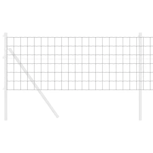 Euro ograda 0,4 x 25 m Željezo prekriveno PVC-om Siva - Siva 25 x 0,4 m 75 x 100 mm Cijena