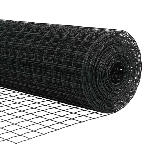 Euro ograda 0,4 x 50 m Željezo prekriveno PVC-om Siva - Siva 50 x 0,4 m 50 x 50 mm Cijena