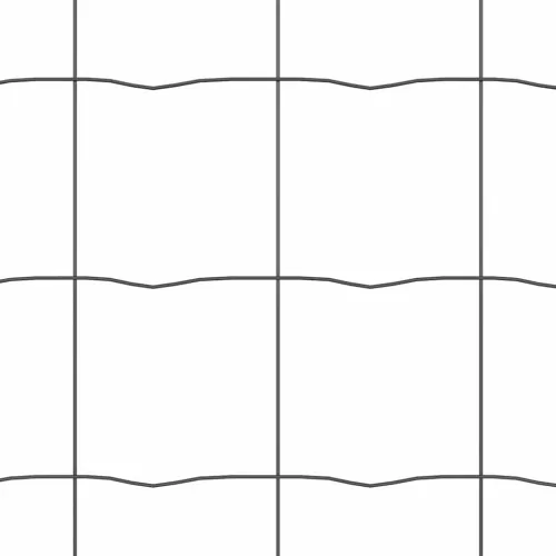 Euro ograda 0,4 x 50 m Željezo prekriveno PVC-om Siva - Siva 50 x 0,4 m 100 x 100 mm Cijena