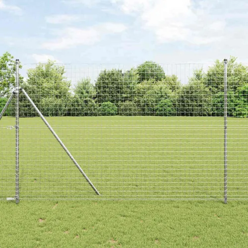 Euro ograda 1,5 x 10 m Željezo prekriveno PVC-om - Pocinčani čelik 10 x 1,5 m 50 x 50 mm Cijena