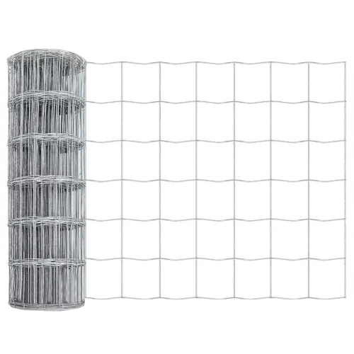 Euro ograda 0,6 x 50 m Željezo prekriveno PVC-om - Pocinčani čelik 50 x 0,6 m 100 x 100 mm Cijena