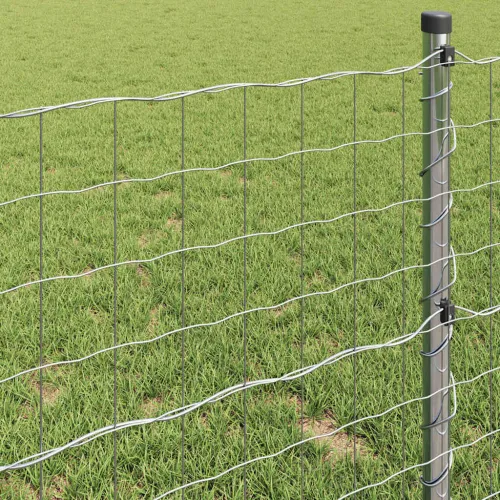 Euro ograda 0,6 x 10 m Željezo prekriveno PVC-om - Pocinčani čelik 10 x 0,6 m 77 x 64 mm Cijena