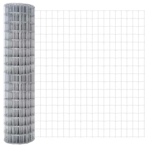 Euro ograda 1,2 x 10 m Željezo prekriveno PVC-om - Pocinčani čelik 10 x 1,2 m 77 x 64 mm Cijena