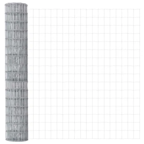 Euro ograda 1,5 x 10 m Željezo prekriveno PVC-om - Pocinčani čelik 10 x 1,5 m 77 x 64 mm Cijena