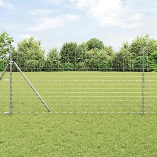 Euro ograda 1,2 x 25 m Željezo prekriveno PVC-om - Pocinčani čelik 25 x 1,2 m 77 x 64 mm Cijena