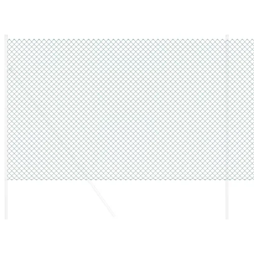 Ograda od lančane veze 10 x 1,6 m Čelik Zelena - Zelena 10 x 1,6 m 40 x 40 mm Cijena