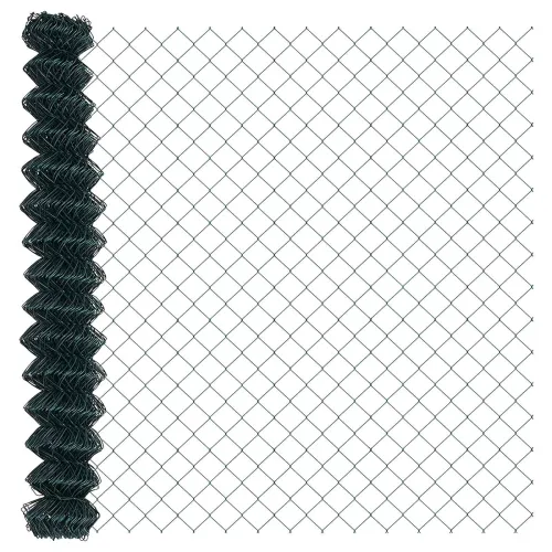 Ograda od lančane veze 10 x 1,6 m Čelik Zelena - Zelena 10 x 1,6 m 60 x 60 mm Cijena