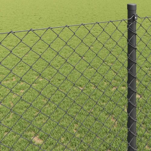 Ograda od lančane veze 10 x 1,2 m Čelik Siva - Siva 10 x 1,2 m 40 x 40 mm Cijena