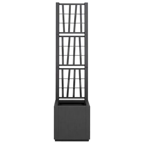Vrtni saksija s rešetkom Tamnosiva 36 x 36 x 140 cm PP - Tamnosiva 36 x 36 x 140 cm Cijena
