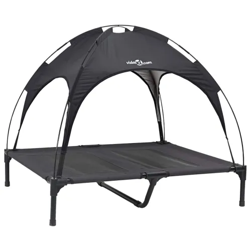 Krevet za psa Crna 92 x 77 x 82,5 cm Čelik - 92 x 77 x 82,5 cm Crna Cijena