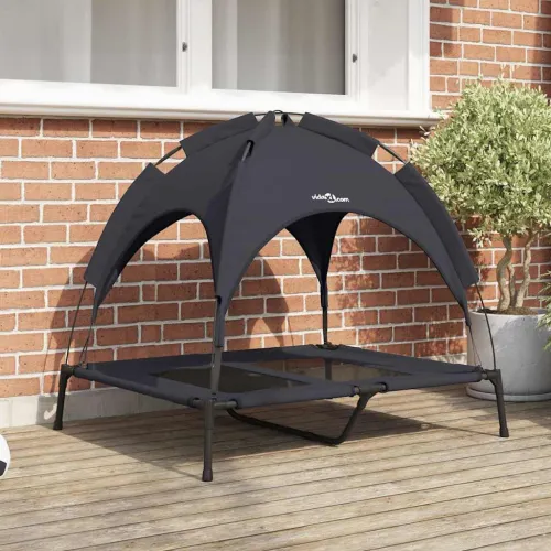 Krevet za psa Crna 92 x 77 x 82,5 cm Čelik - 92 x 77 x 82,5 cm Crna Cijena