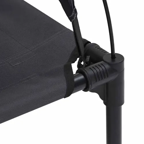 Krevet za psa Crna 122 x 93 x 106,5 cm Čelik - 122 x 93 x 106,5 cm Crna Cijena