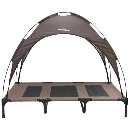Krevet za psa Smeđa 122 x 93 x 106,5 cm Čelik - 122 x 93 x 106,5 cm Smeđa Cijena