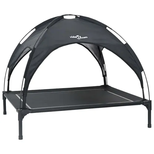 Krevet za psa 90 x 81 x 80,5 cm Čelik Crna - 90 x 81 x 81 cm Crna Cijena