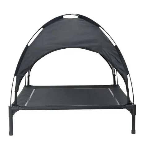 Krevet za psa 104 x 86 x 84,5 cm Čelik Crna - 104 x 86 x 84 cm Crna Cijena