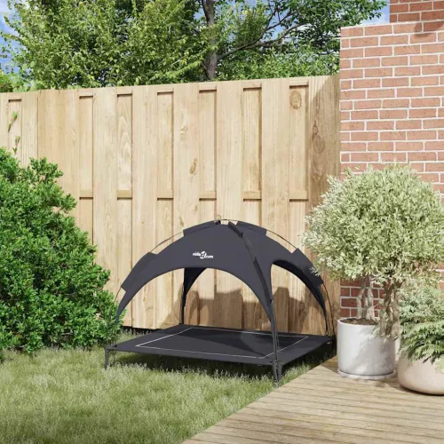 Krevet za psa 104 x 86 x 84,5 cm Čelik Crna - 104 x 86 x 84 cm Crna Cijena