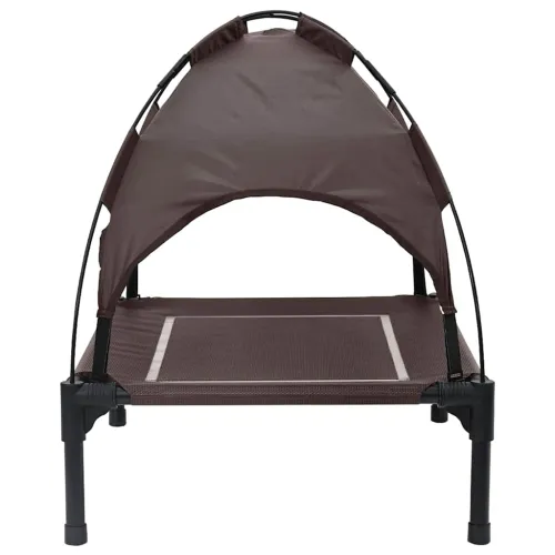 Krevet za psa 63 x 49,5 x 60 cm Čelik Smeđa - 63 x 49,5 x 60 cm Smeđa Cijena