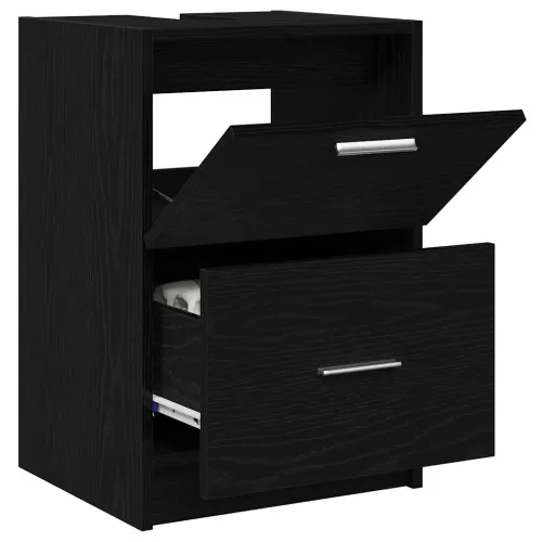 Kupaonski ormar Crni hrast 40 x 37 x 59 cm Konstruirano drvo - Crni hrast 40 x 37 x 59 cm Cijena