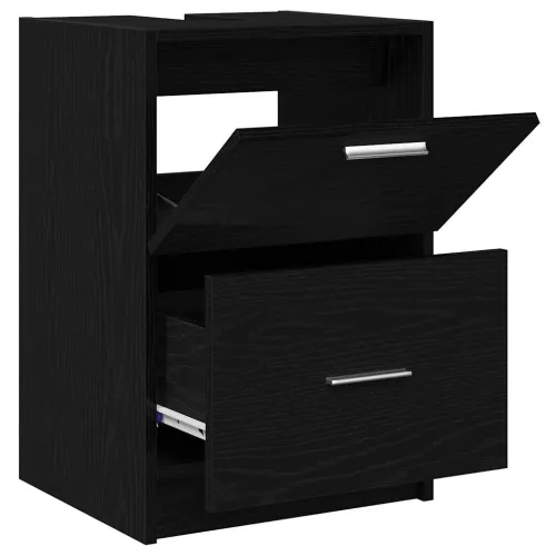 Kupaonski ormar Crni hrast 40 x 37 x 59 cm Konstruirano drvo - Crni hrast 40 x 37 x 59 cm Cijena
