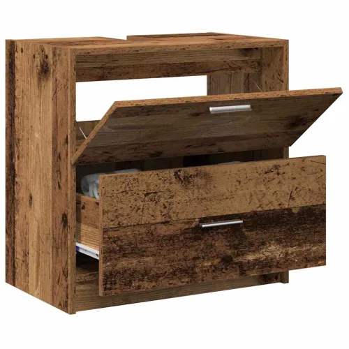 Kupaonski ormar Staro drvo 59 x 37 x 59 cm Konstruirano drvo - Staro drvo 59 x 37 x 59 cm Cijena