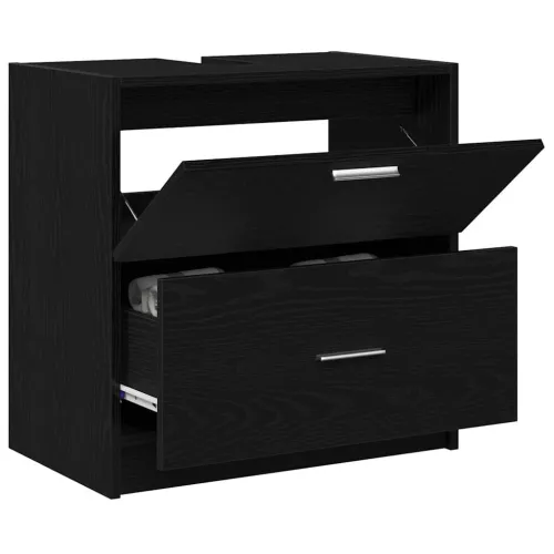 Kupaonski ormar Crni hrast 59 x 37 x 59 cm Konstruirano drvo - Crni hrast 59 x 37 x 59 cm Cijena
