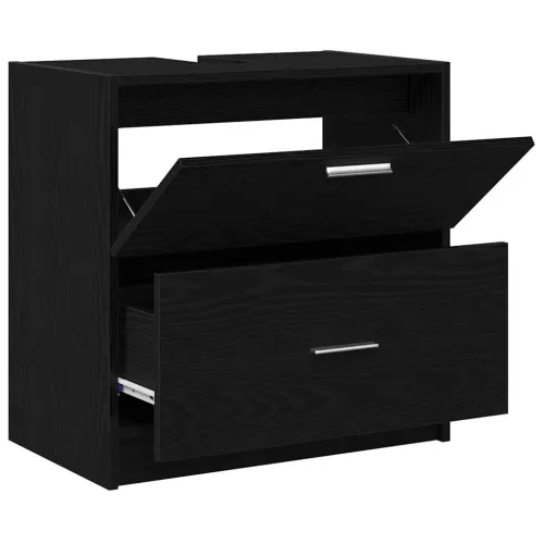 Kupaonski ormar Crni hrast 59 x 37 x 59 cm Konstruirano drvo - Crni hrast 59 x 37 x 59 cm Cijena