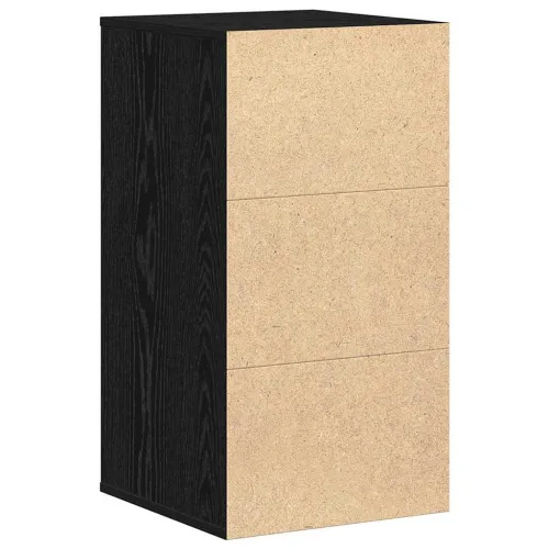 Ormar s ladicama 3-Ladica Crna 40 x 41 x 76 cm - Crni hrast 40 x 41 x 76 cm Cijena
