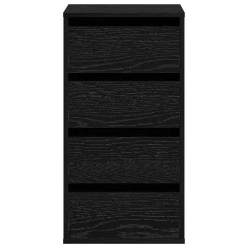 Ormar s ladicama 3-Ladica Crna 40 x 41 x 76 cm - Crni hrast 40 x 41 x 76 cm Cijena