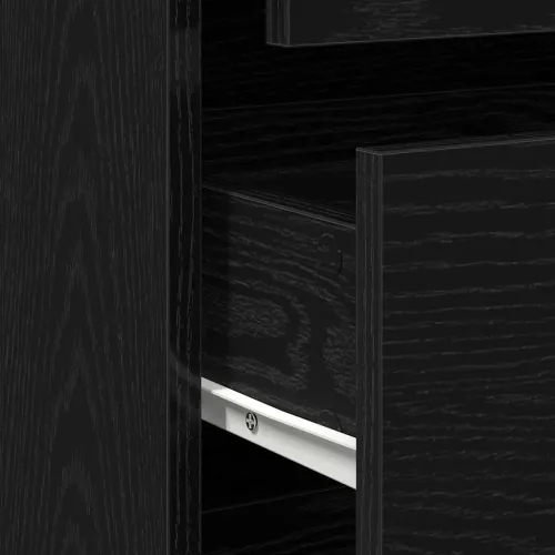 Ormar s ladicama 3-Ladica Crna 40 x 41 x 76 cm - Crni hrast 40 x 41 x 76 cm Cijena