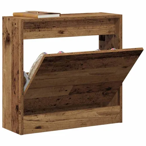 Ormar za cipele 60 x 21 x 57 cm Konstruirano drvo Staro drvo - Staro drvo 60 x 21 x 57 cm Cijena