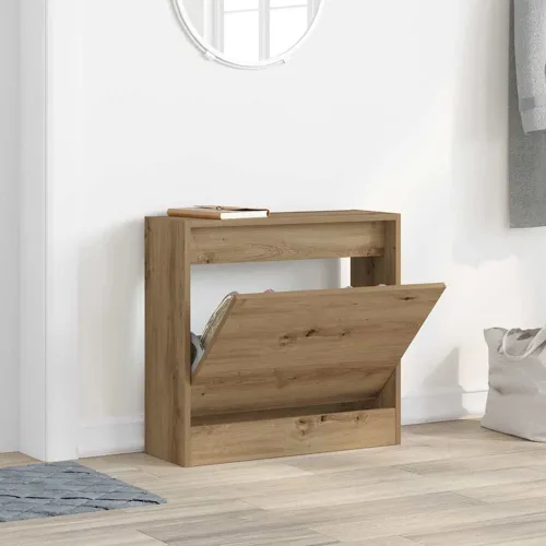 Ormar za cipele 60 x 21 x 57 cm Konstruirano drvo - hrast artisan 60 x 21 x 57 cm Cijena