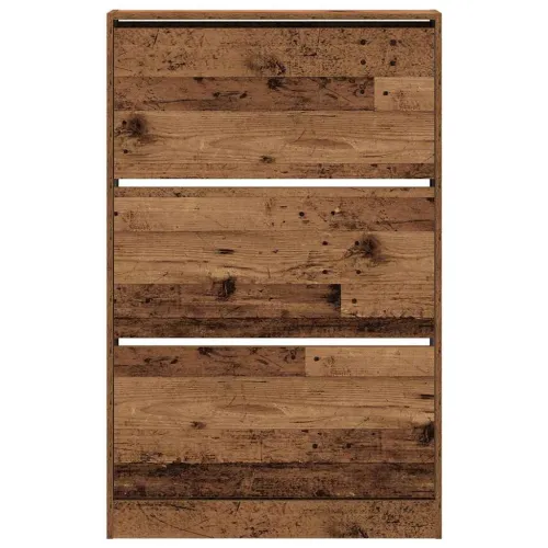Ormar za cipele 80 x 21 x 125,5 cm Konstruirano drvo Staro drvo - Staro drvo 80 x 21 x 125,5 cm Cijena