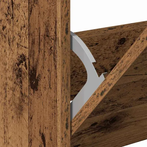 Ormar za cipele 80 x 21 x 125,5 cm Konstruirano drvo Staro drvo - Staro drvo 80 x 21 x 125,5 cm Cijena