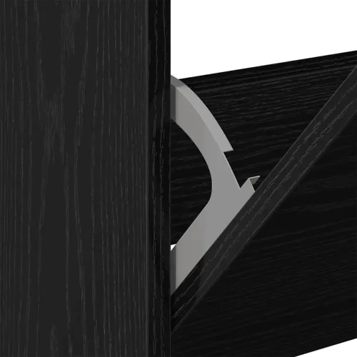 Ormar za cipele 80 x 21 x 125,5 cm Konstruirano drvo Crni hrast - Crni hrast 80 x 21 x 125,5 cm Cijena