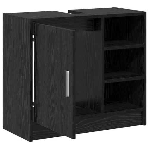 Kupaonski ormar Crni hrast 63 x 29 x 55 cm Konstruirano drvo - Crni hrast 63 x 29 x 55 cm Cijena