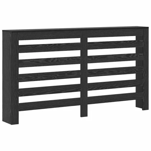 Pokrivač radijatora Crni hrast 149 x 20 x 82 cm - Crni hrast 149 x 20 x 82 cm vodoravne letvice Cijena