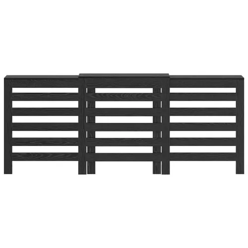 Pokrivač radijatora Crni hrast 205 x 21,5 x 83,5 cm - Crni hrast 205 x 21,5 x 83,5 cm vodoravne letvice Cijena