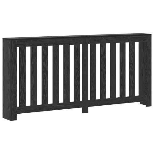 Pokrivač radijatora Crni hrast 175 x 20 x 82 cm - Crni hrast 175 x 20 x 82 cm Okomite letvice Cijena