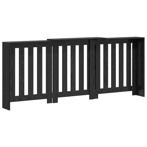 Pokrivač radijatora Crni hrast 205 x 21,5 x 83,5 cm - Crni hrast 205 x 21,5 x 83,5 cm Okomite letvice Cijena