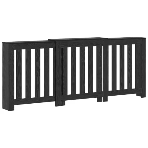 Pokrivač radijatora Crni hrast 205 x 21,5 x 83,5 cm - Crni hrast 205 x 21,5 x 83,5 cm Okomite letvice Cijena