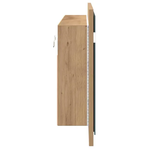 LED Ogledalo s Ormarom Umjetnički hrast 100 x 12 x 45 cm - hrast artisan Cijena